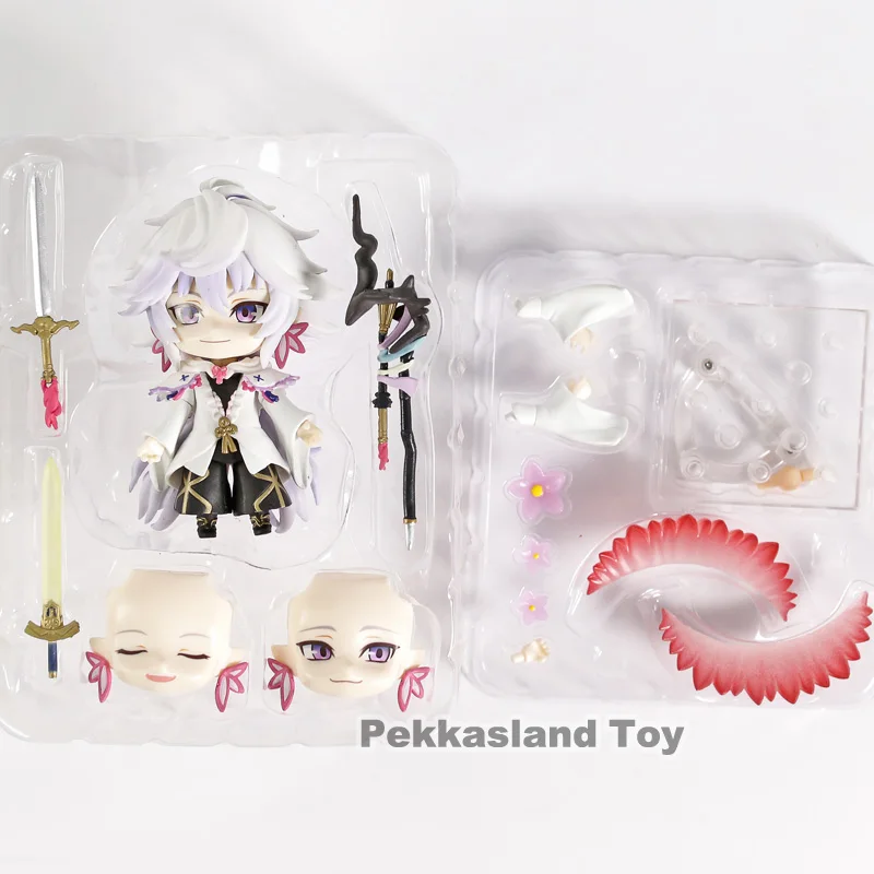 970DX no box Игра FGO Fate Grand Order GSC Nendoroid 970-DX Кастер Мерлин цветок волшебник Ver ПВХ фигурка модель игрушки - Цвет: 970DX no box