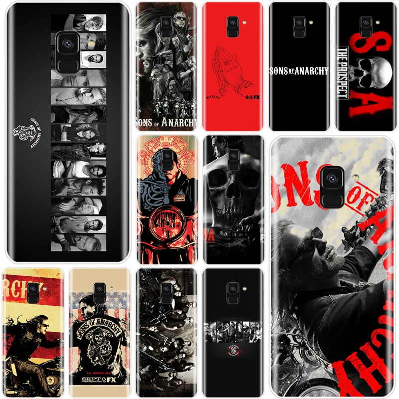 Чехол для телефона из ТПУ с изображением американского ТВ сынов анархии Samsung Galaxy
