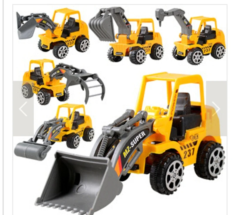 

Kids Toy Mini Engineering Vehicle Car Truck Excavator Model Toys Boy Gifts (Color: Yellow) IFA