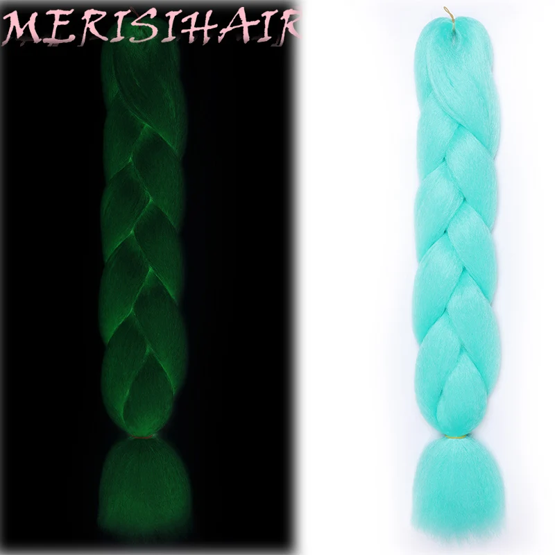 MERISIHAIR, 24 дюйма, огромные косички, длинные, Омбре, Джамбо, синтетические плетеные волосы, вязанные крючком, блонд, розовый, синий, серый, волосы для наращивания, африканские