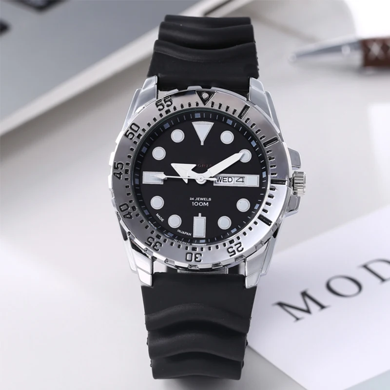 

Classic Luxury Men's Watch Stainless Steel Quartz Watch New Business Clock Sports Waterproof Monterey Men's AA+