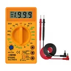 Мультиметр DT830G, портативный, с ЖК-дисплеем, с подсветкой