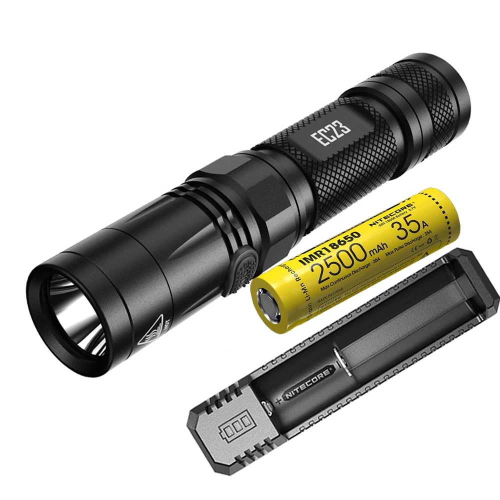 Фонарик NITECORE EC23 CREE XHP35 светодиодный макс. 1800 люмен расстояние луча 255 м