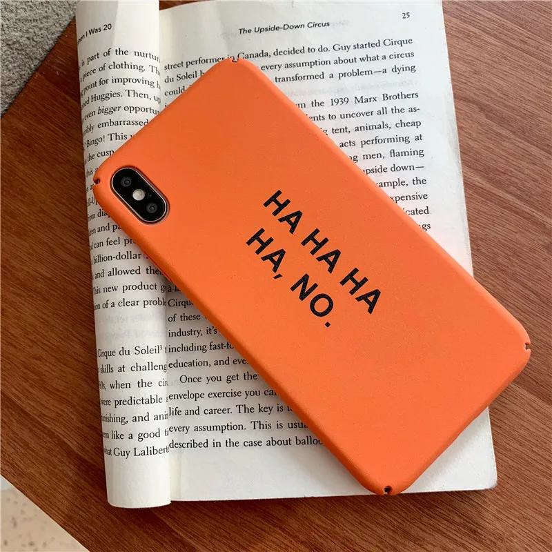 Простой чехол для телефона с надписью iphone X XS Max XR чехлы 11 Pro 6s 7 8 plus пластиковый