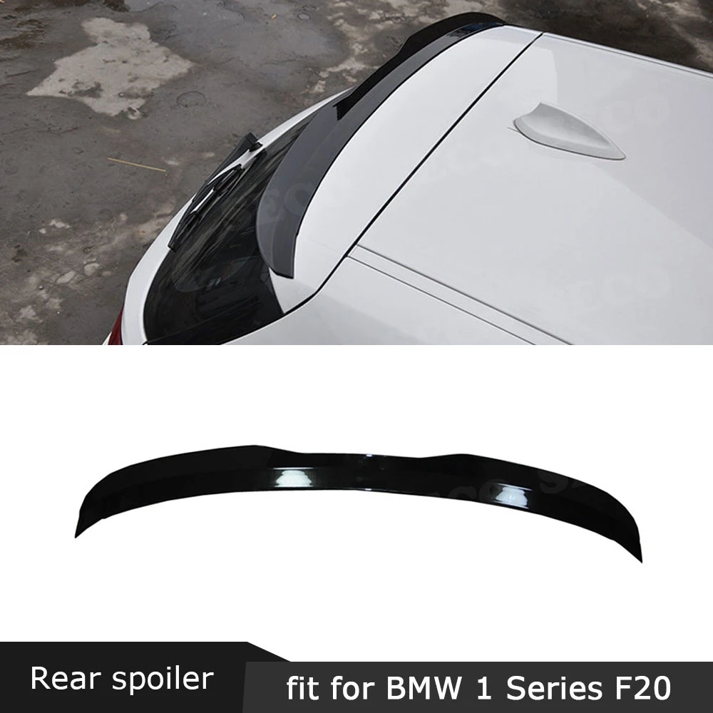 Черный Задний спойлер на крышу из АБС пластика для BMW 1 серии F20 F21 116i 120i 118i M135i 2012 2018