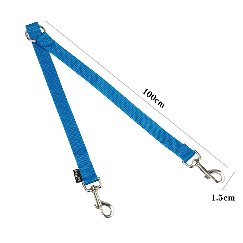 Нейлоновый Поводок для собак двойной поводок ходьбы прочный 2 аксессуары щенков |