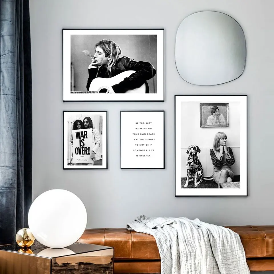 

Scenery Poster Black White Photography Quote Nordic Wall Art Travel Minima Canvas Print Painting Living Room Decoration Line Art