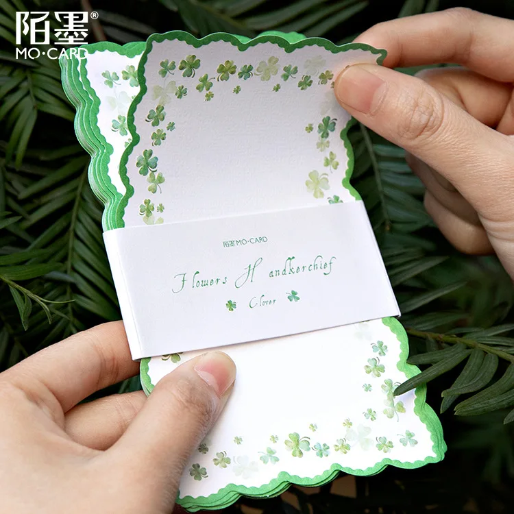 

Cute Kawaii Flower handkerchief series Memo Pad Sticky Notes Stationery Sticker planner Stickers Notepads Office School Supplies