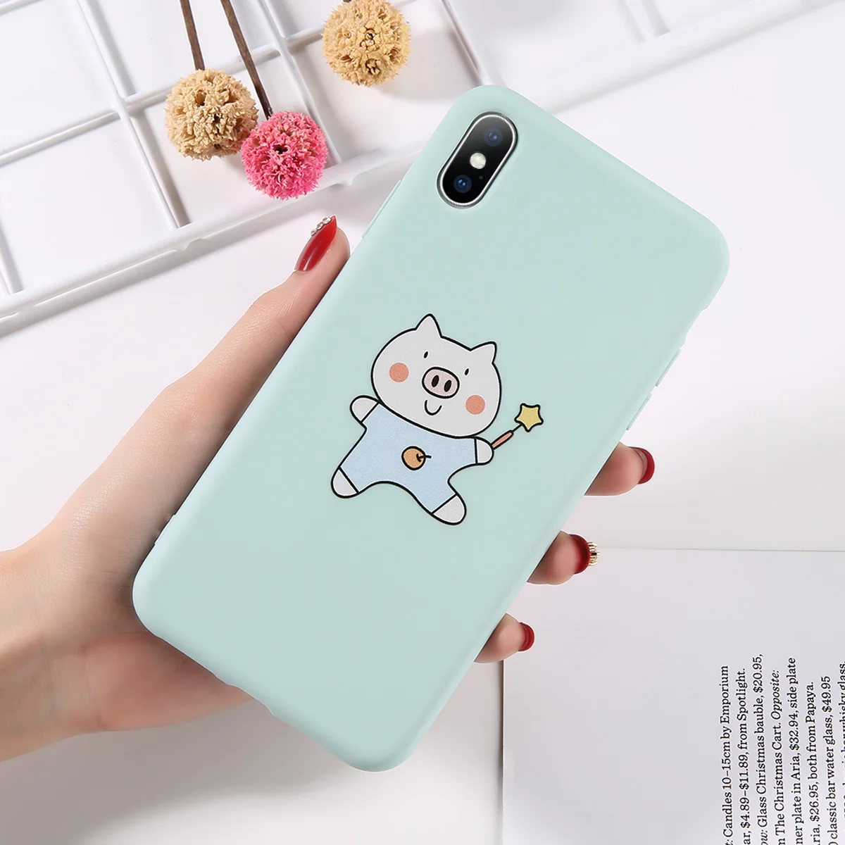 5271 USLION чехол для телефона с забавным динозавром из мультфильма для iPhone 11, 6, 7, 8 Plus, X, XR, XS, Max, милый чехол для iPhone 6 Plus, мягкий силиконовый чехол - Цвет: 5271