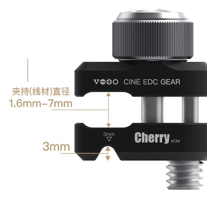 VCM Aluminium Alloy Clip Clamp for Camera Cage Accessories 1/4" Mount Cine EDC Gear | Электроника