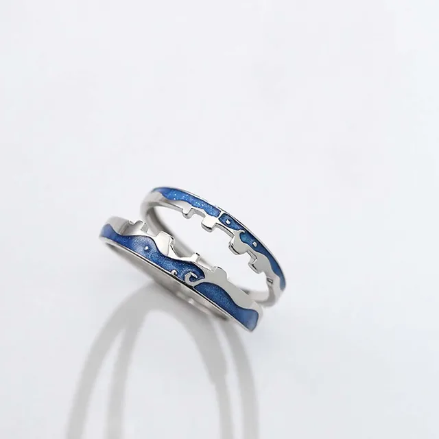 COUPLE MOON AND SEA PROMISE RING 4