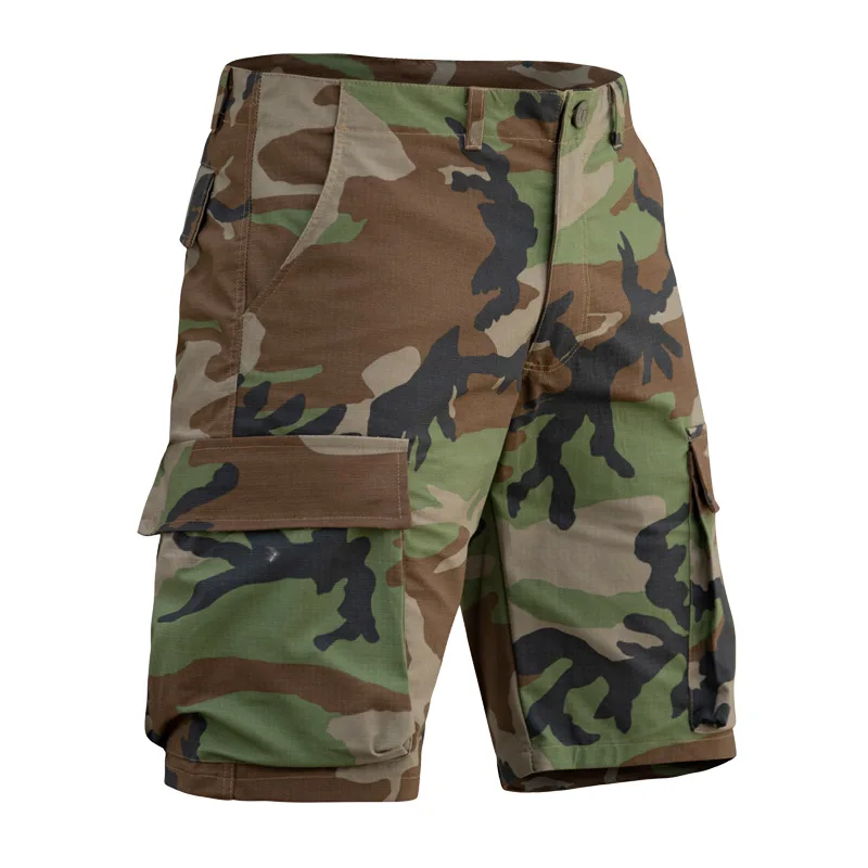 

Cargo Shorts Men Cool Camouflage Summer Cotton Casual Men Short Pants Brand Clothing Comfortable Camo Men Cargo Shorts