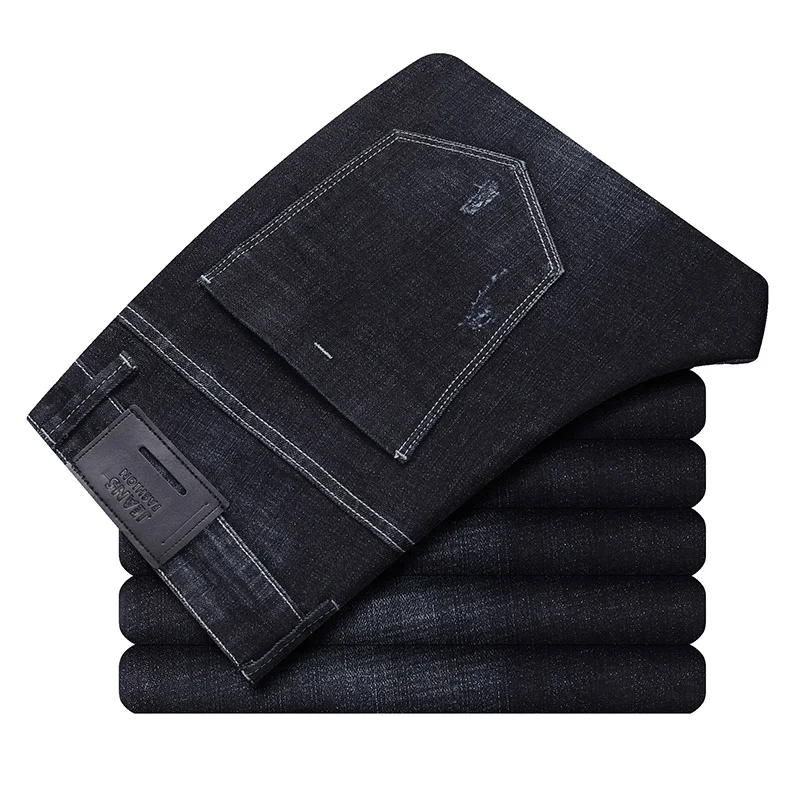 2020 новые мужские облегающие джинсы высокого качества модные повседневные