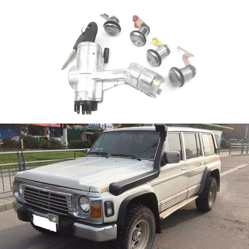 5 шт. стартовый переключатель зажигания с ключом для Nissan Patrol GQ Y60 1988-1998 Sentra B12 1986-On