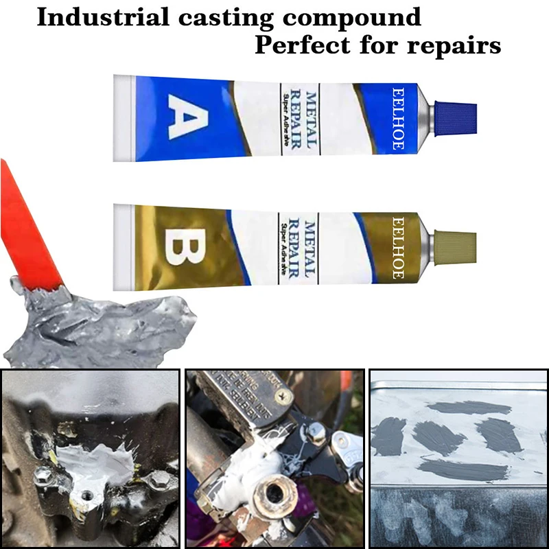 2 шт ремонтный клей Промышленные поставки многоразовые двойные трубы отливка