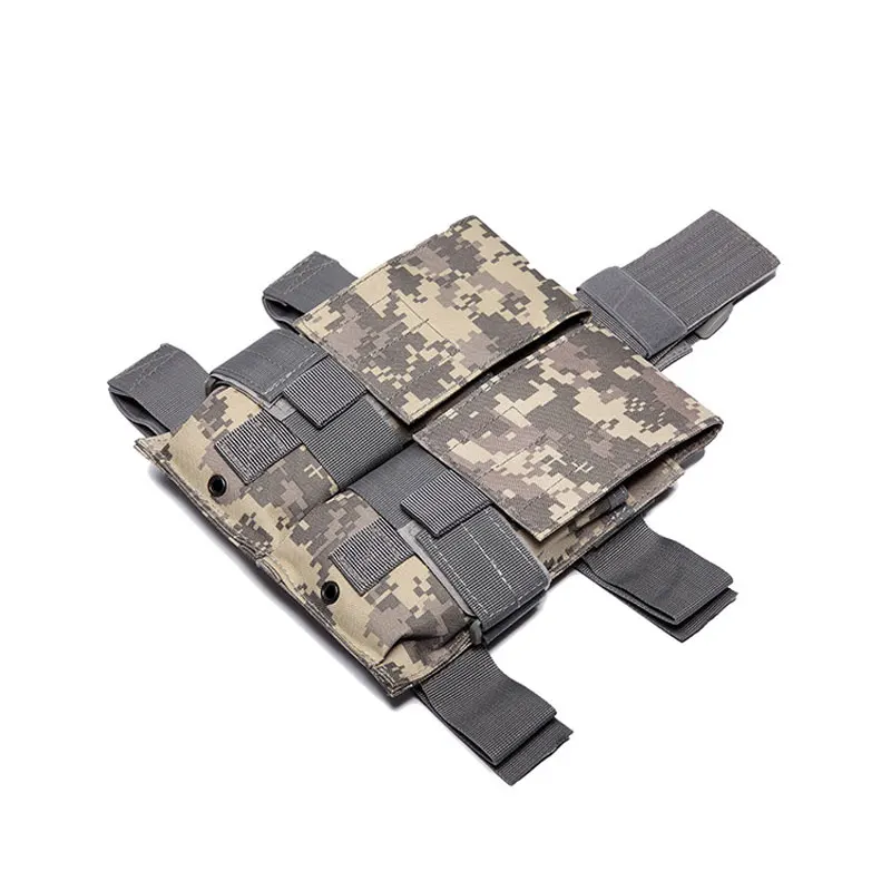 

Tactical M4 Pistol Magazine Pouch Camouflage Gaine Pack Military Tactical Airsoft Clip Camo Mag Hunting Drop Leg Thigh Belt Bag