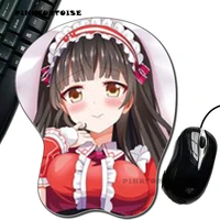 pinktortoise elsword ara haan anime silicon 3d chest mouse pad ergonomic mouse pad gaming mouse pad