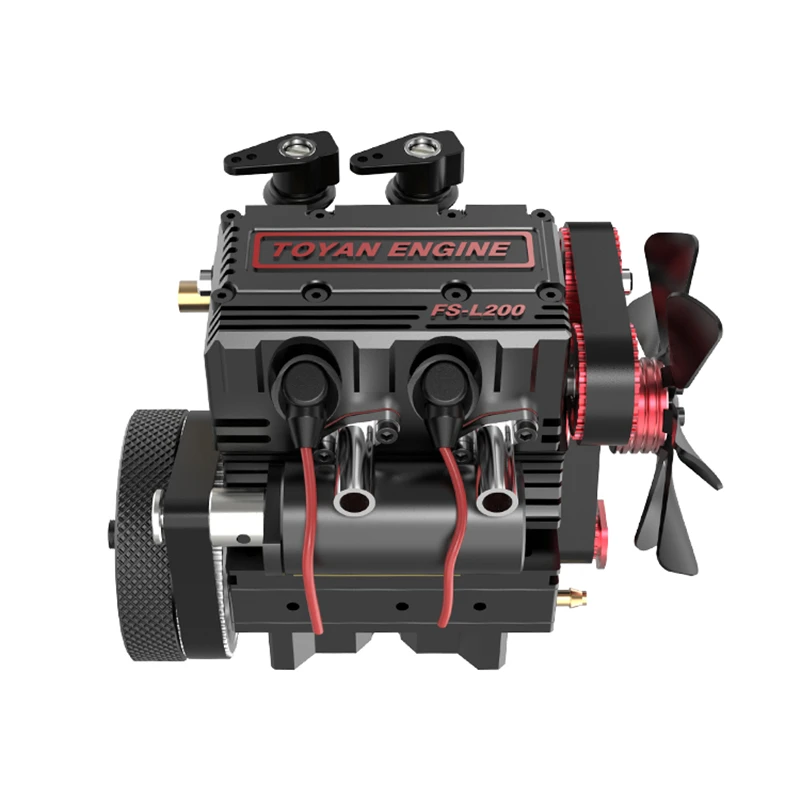 TOYAN FS-L200 Two-Cylinder Four-Stroke Methanol RC Engine for Boat Airplane Model | Игрушки и хобби