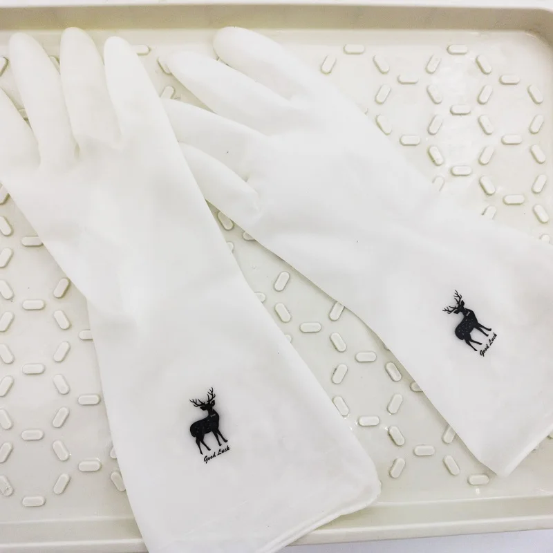 

Laundry latex gloves washing dishes housework rubber kitchen gloves cleaning housework rubber