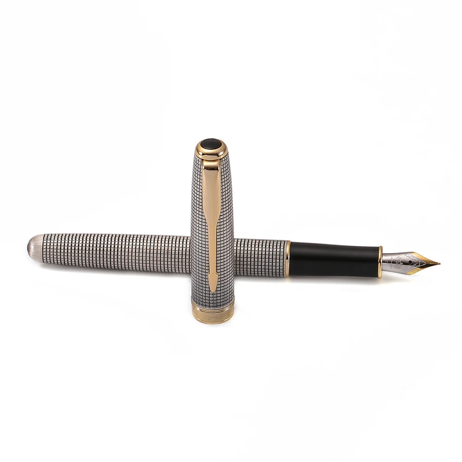 Перьевая ручка металлический зажим для стрел золотая отделка медный бочонок