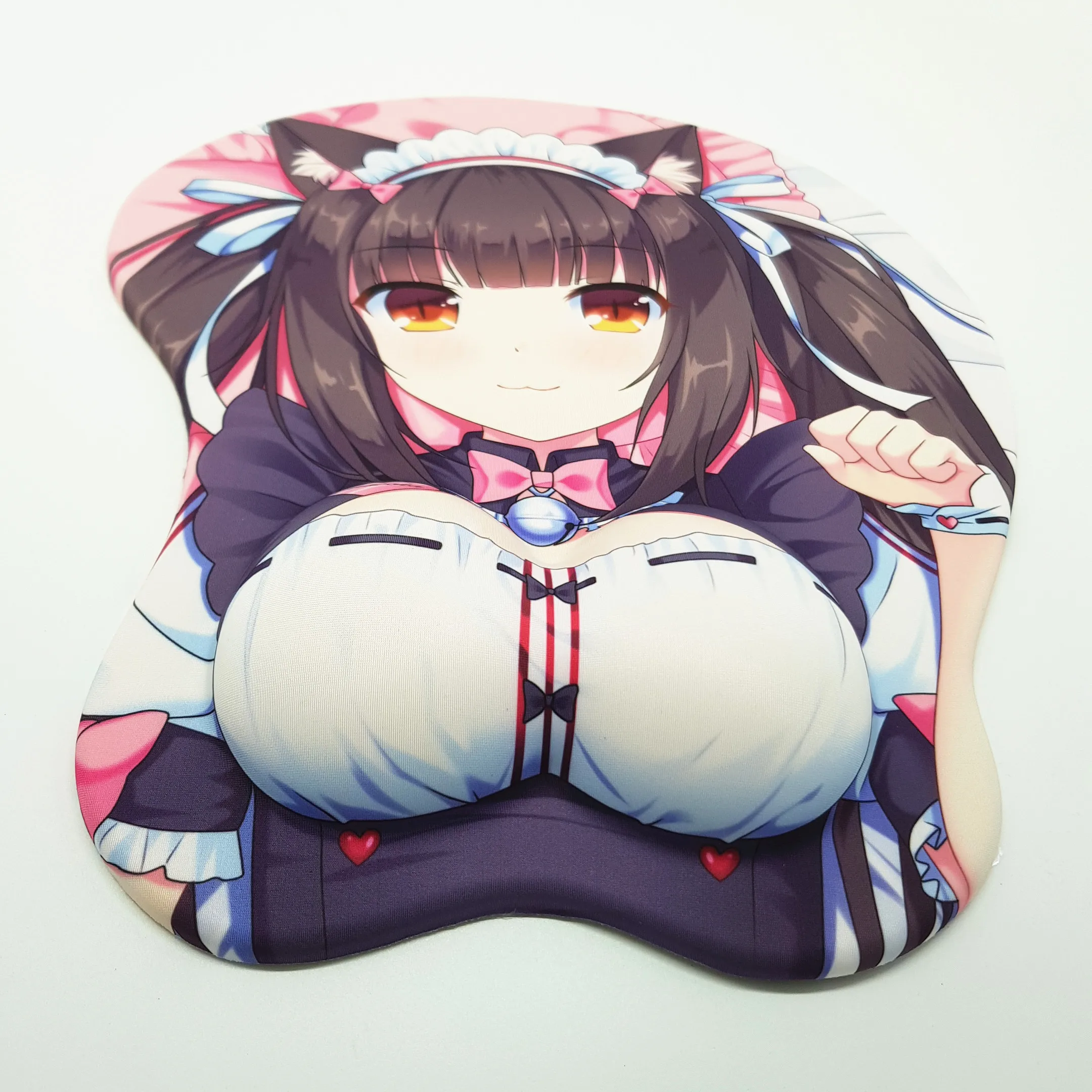 NEKOPARA Шоколад аниме 3D грудь запястье гелевый упор для поддержки игровой мыши