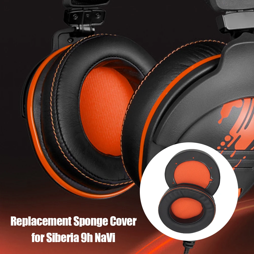 Мягкие накладки для наушников Steelseries 9H/Siberia 9h NaVi сменная Кожаная подушка игровые