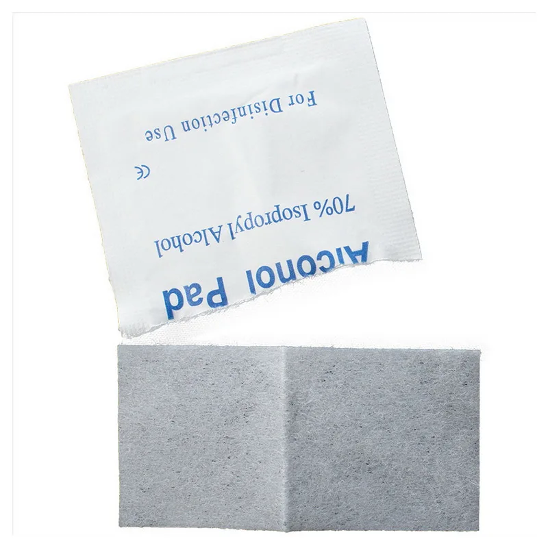 100 шт./лот спирт Prep Swap Pad влажная салфетка для ювелирных изделий мобильный телефон