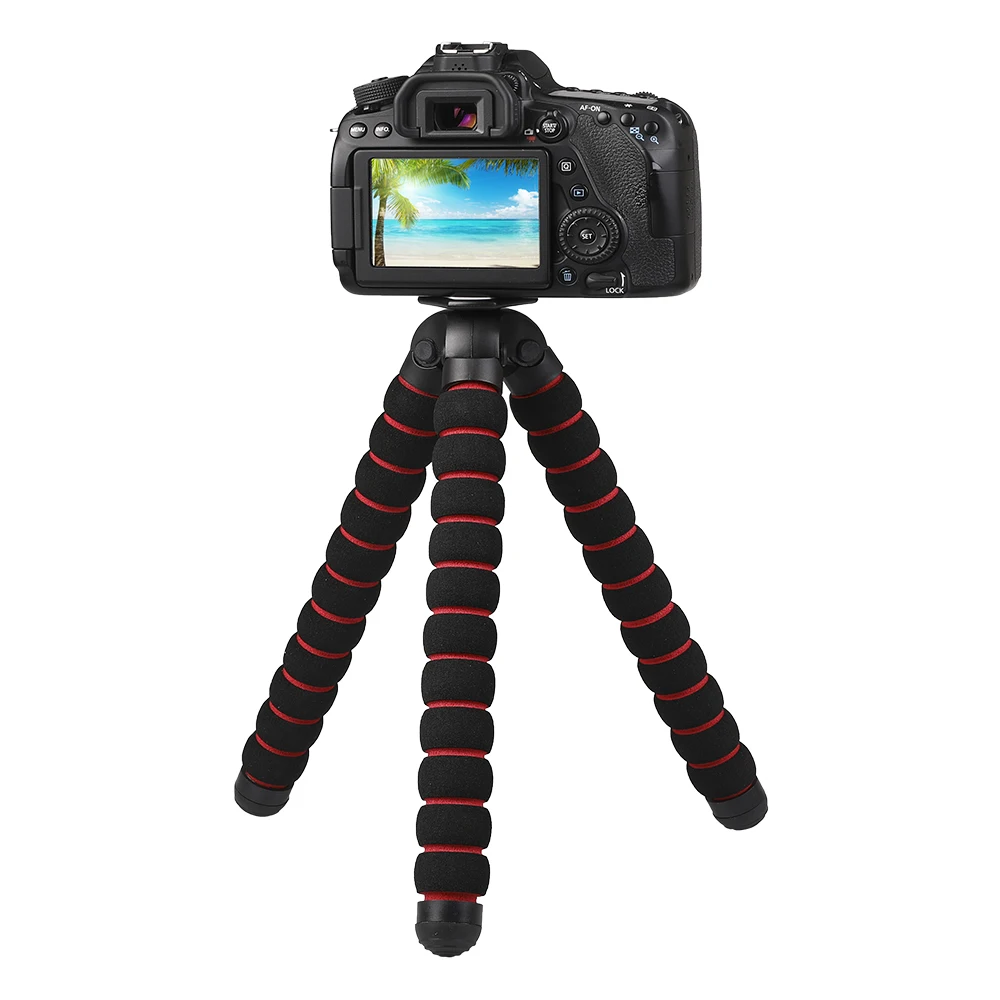 Аксессуары для камеры гибкий губчатый штатив Осьминог для Canon/Nikon/sony Go pro 7 6 5H9R Sj9 Sj8 pro DJI Осмо экшн мобильного телефона