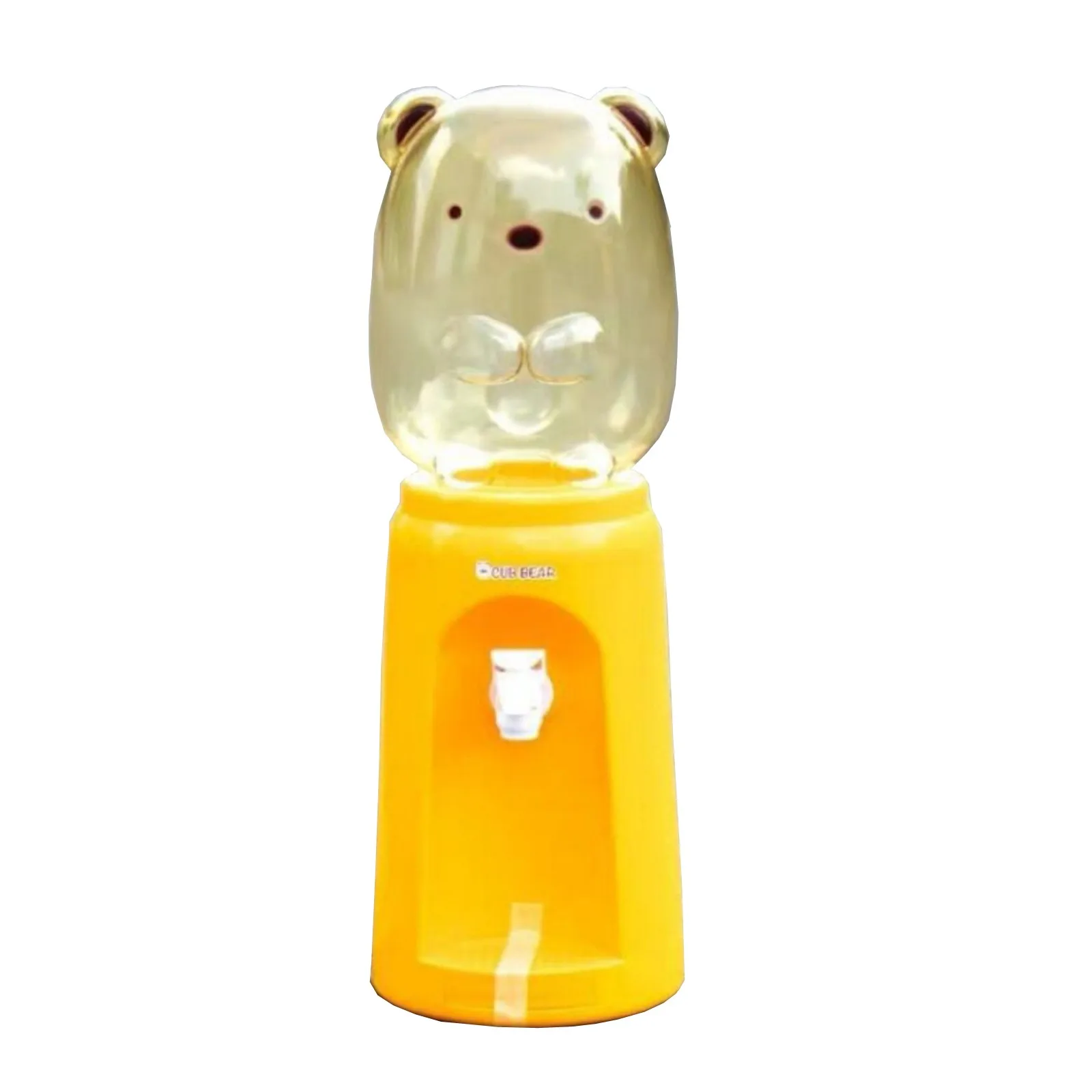 

40# Mini Water Dispenser Cartoon Dormitory Office Water Dispenser Hand Press Water Pumps Cartoons Children Kids Water Bottle