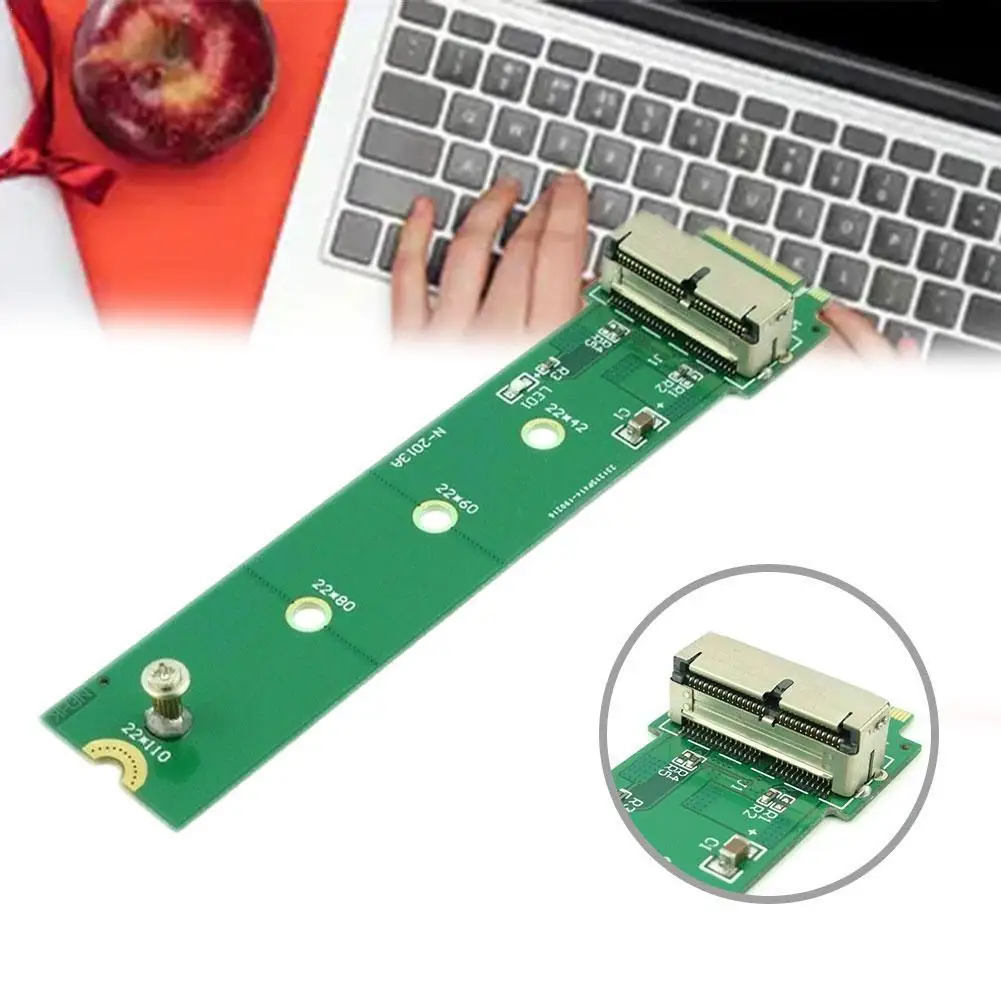 

12 + 16 Pin SSD на M.2 NGFF PCI-e адаптер конвертер для Apple Pro A1466 Air A1465 2013-2015 SSD для MacBook F1T0