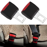 1 pcs creative black car seatbelt clip extender safety seatbelt lock buckle plug thick insert socket auto interior accessories