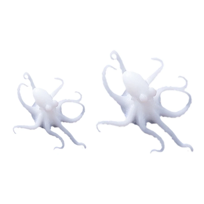 

T84B 3D Octopus Resin Filler Handmade Plastic Octopus Model Decoration Epoxy Filling
