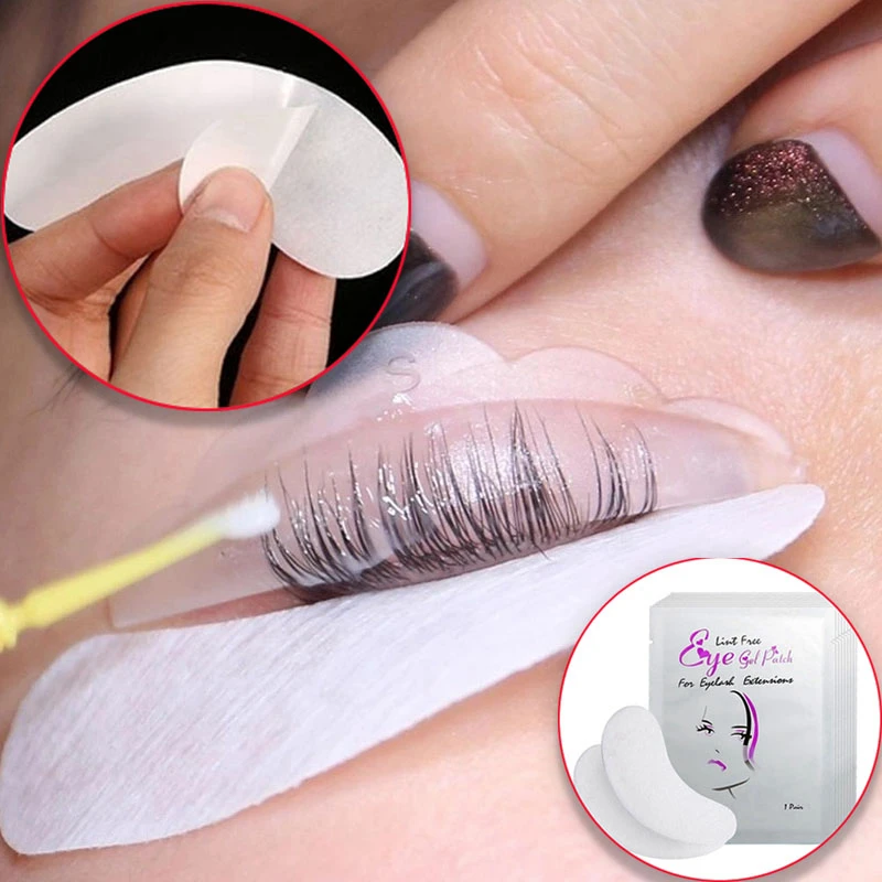 10 пар накладных ресниц накладки для гелевые под глаза бумажные наклейки на