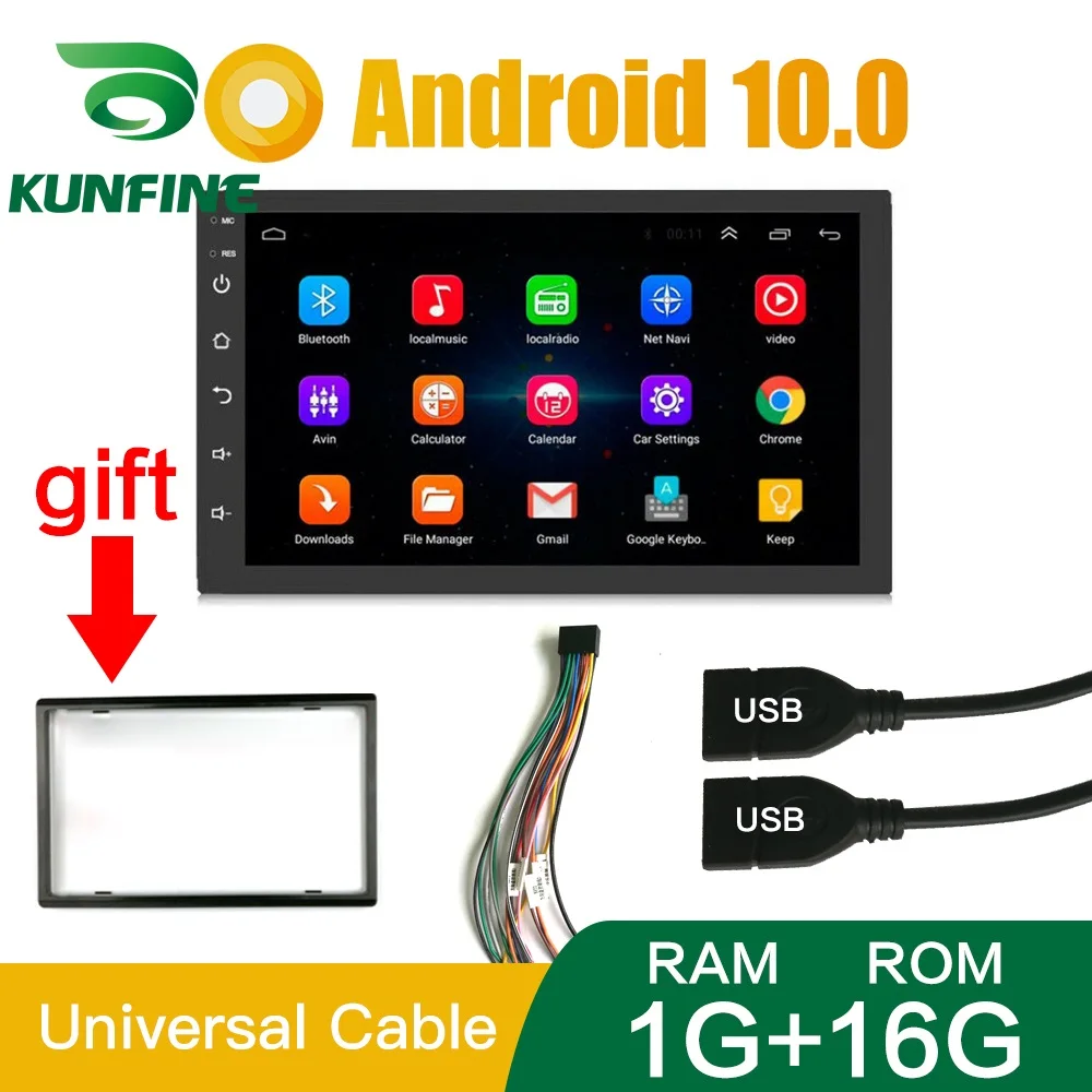 2 din 2gb 32gb rom 2 5d screen android 10 0 car radio multimedia video player universal stereo gps map for toyota nissan suzuki free global shipping