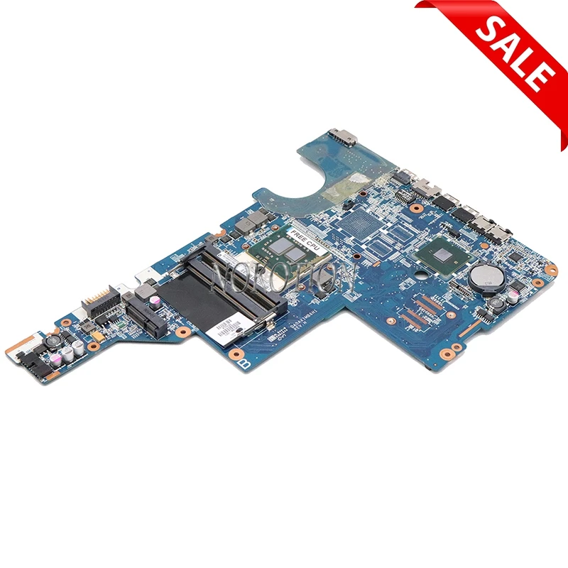 

NOKOTION 595184-001 DA0AX1MB6H1 Laptop Motherboard for HP Pavilion G42 CQ42 CQ62 G62 Series s989 HM55 Mainboard With i5 CPU