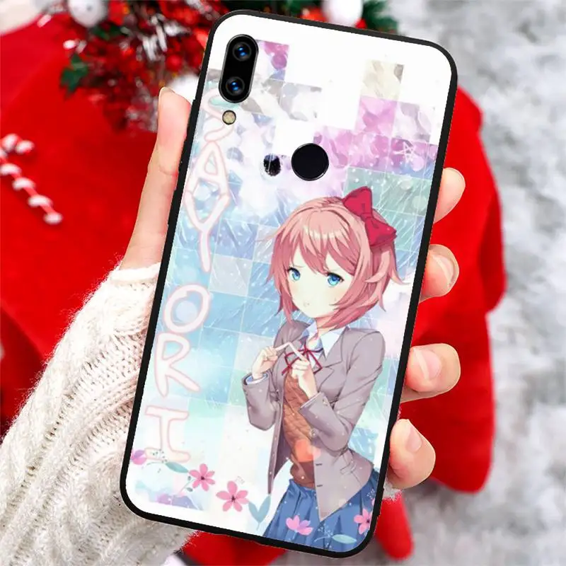 

Doki Literature Club Japan anime Phone Case For Xiaomi Redmi note 7 8 9 t k30 max3 9 s 10 pro lite