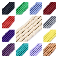 10strandslot 6mm flat round polymer clay beads chip disk loose spacer beads for diy jewelry making bracelet finding