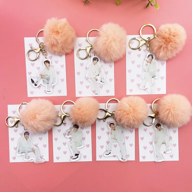 

Bangtan Boys оптовая продажа Kpop Bangtan Boys финальная форма людей искусственная акриловая цепочка для ключей брелок для ключей кольцо для ключей аксе...