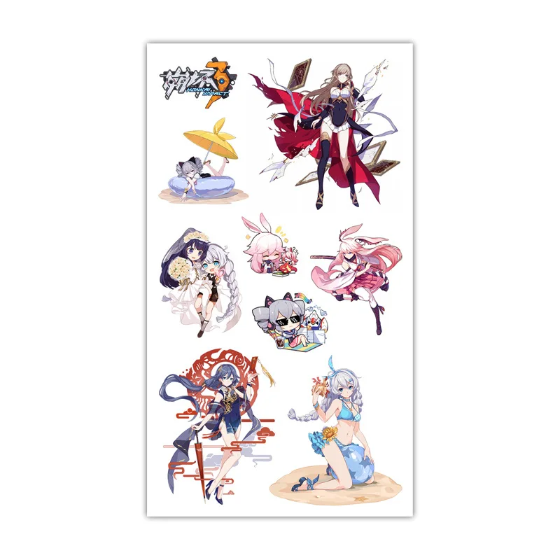 

The blade of anime mini tattoo paste the demons out tomorrow the ark around creative personality stickers stickers gift gift