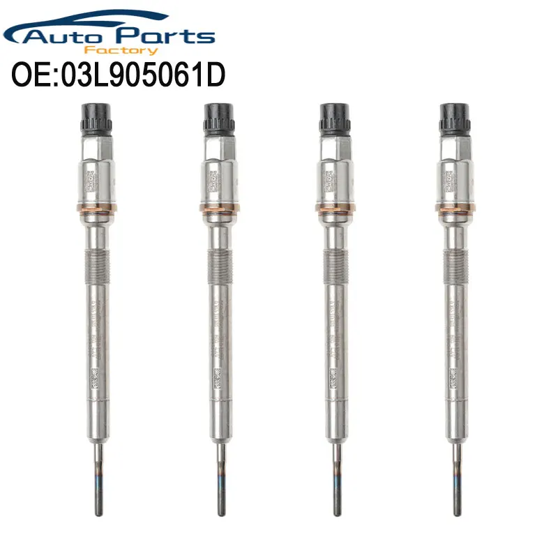 

4 шт., свечи накаливания для Audi, Volkswagen 03L905061D