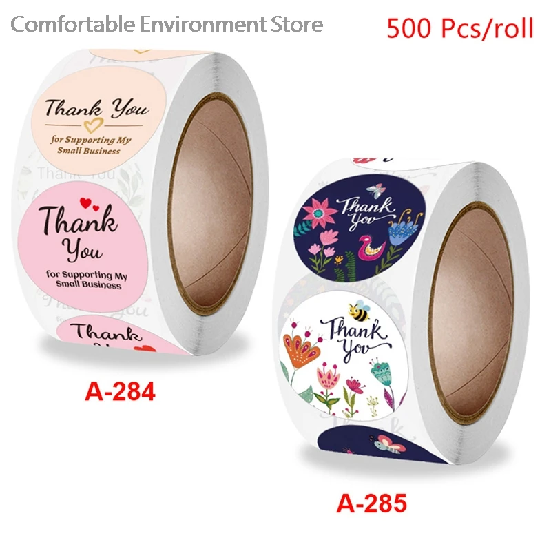 

Gift Scrapbooking Sealing Stickers Thank You Wedding Gift Decoration Labels Roll