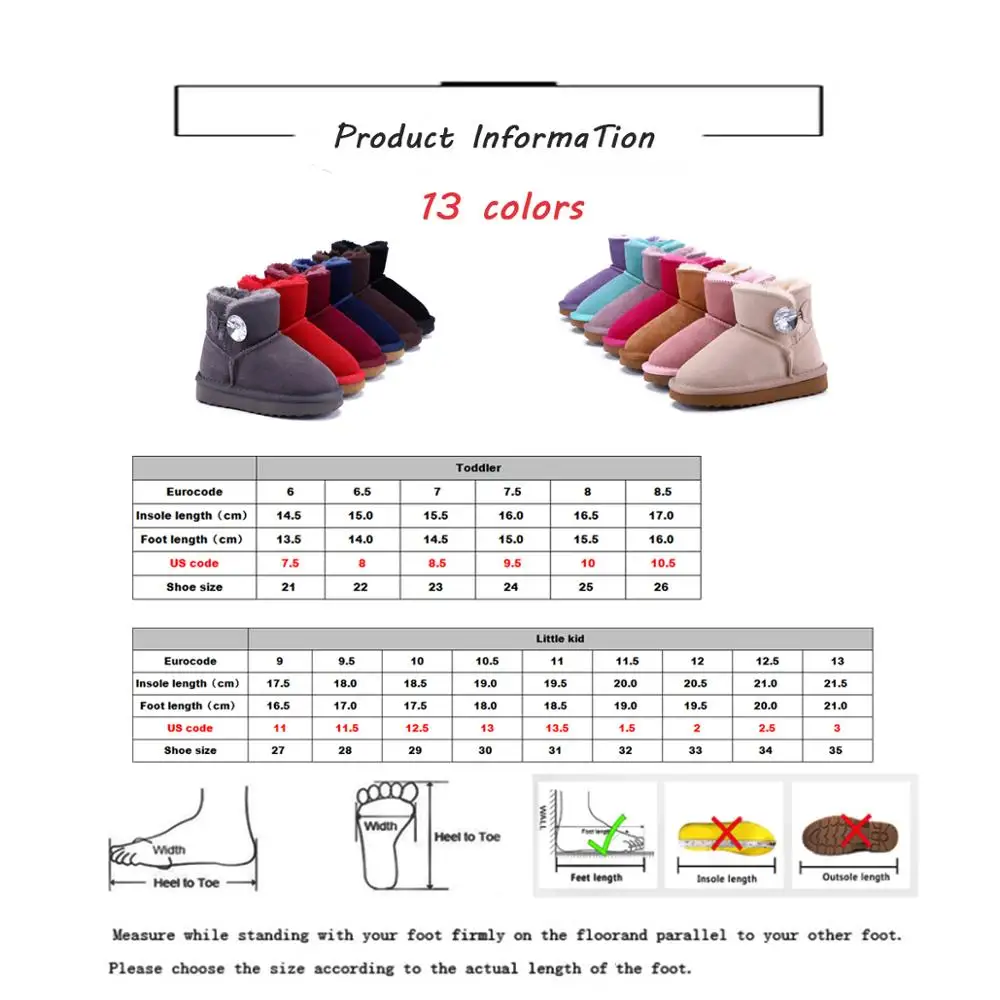 MBR FORCE/Классические однотонные детские зимние ботинки высокого качества Кожаные