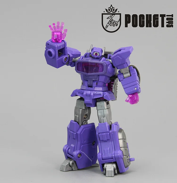 Watchers de transformaci&oacute;n a peque&ntilde;a escala PT03 Shockwave KO Iron Factory Pocket War PT04, onda de sonido-2