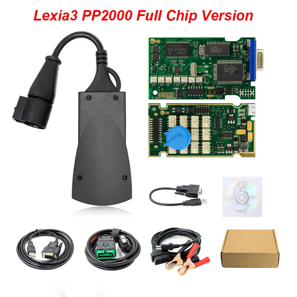 PP2000 FULL Chip Lexia 3 PP2000 Diagbox v7.83 полный чип 921815C для Citroen/peugeot PP 2000 OBD 2 OBD2 сканер Lexia3 Авто диагностический инструмент - Цвет: PP2000 FULL Chip