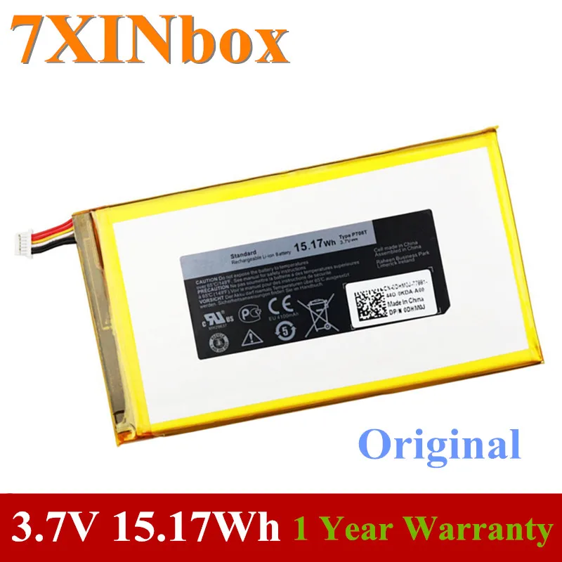 7xinbox 3 7 V 15.17Wh Оригинальная батарея для ноутбука P706T Dell Venue 8 T02D 3730 3830 &quot0CJP38 02PDJW Tablet |