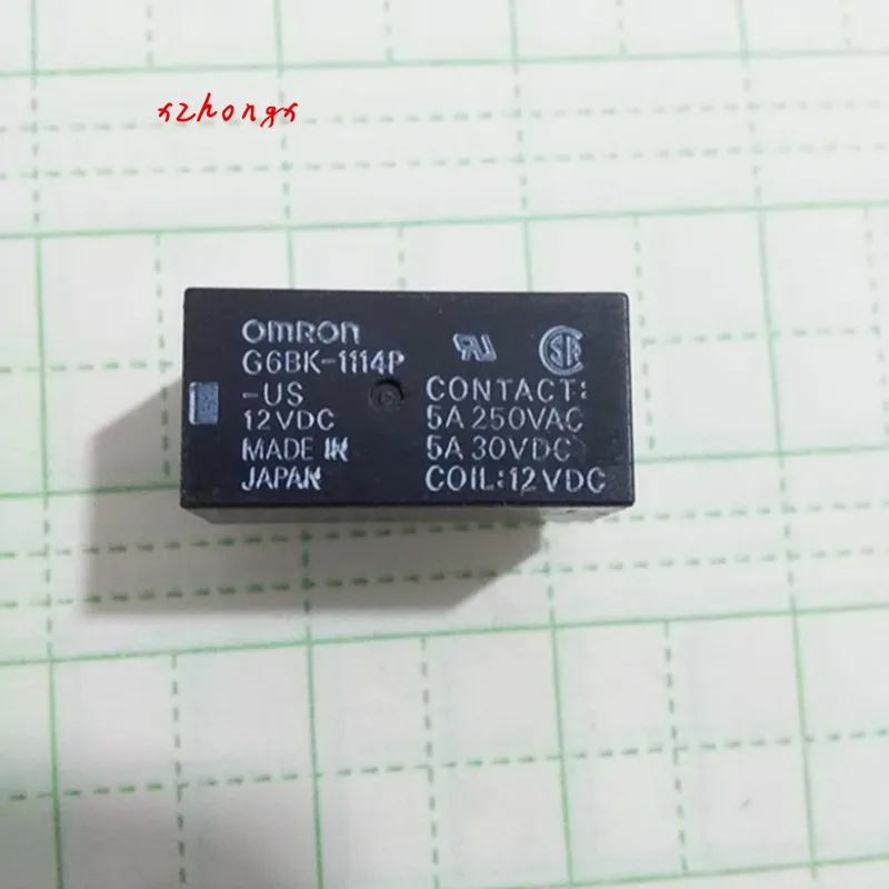 6-контактное реле G6BK-1114P-US-5V 5VDC G6BK-1114P-US-12V G6BK-1114P-US-24V | Строительство и ремонт