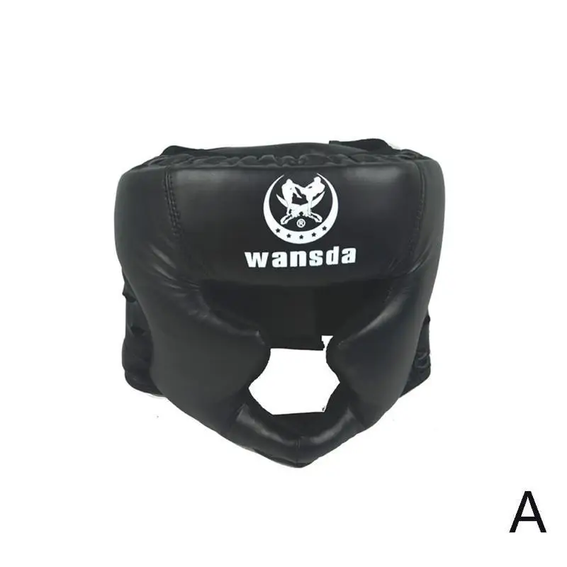 Защита для головы закрытого типа для бокса Sparringhelmet MMA Muay Thai Kickboxing Brace защита для головы боксерский шлем - Цвет: A