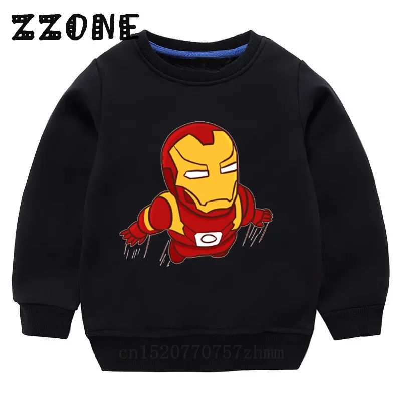 Детские толстовки с капюшоном свитшоты героями мультфильмов Marvel мстители