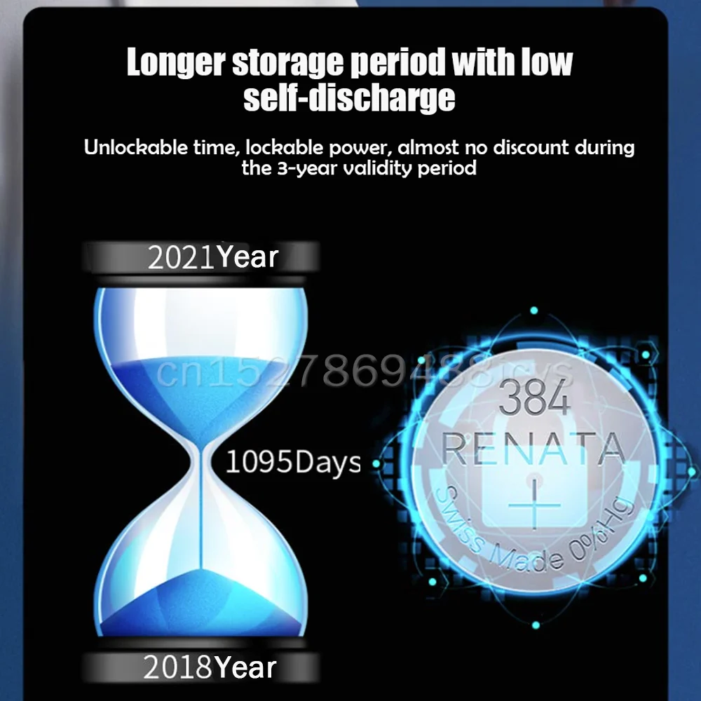 10X Renata 384 100% оригинальный новый оксид серебра часы батарея длительный SR41SW