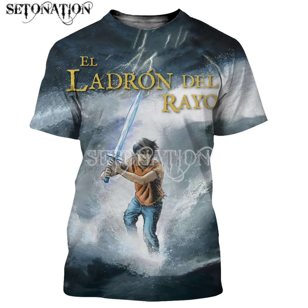 Футболка Percy Jackson Мужская/женская с 3D-принтом Модная стильная тенниска майка в